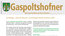 Gemeindezeitung August