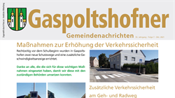 Gaspoltshofen Gemeindezeitung September 2021